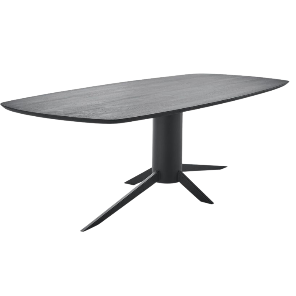 Lausanne Semi Oval Black Sky